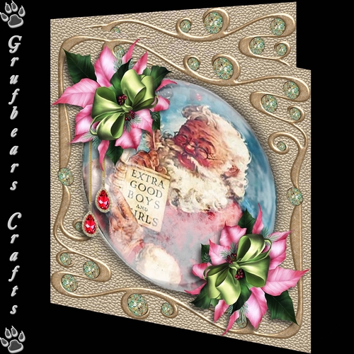 Frosted Christmas Orb Naughty or Nice