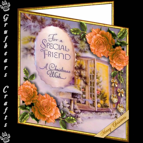 Christmas Roses in Apricot