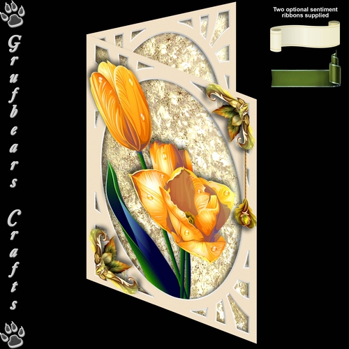 Flower Stem Yellow Tulips