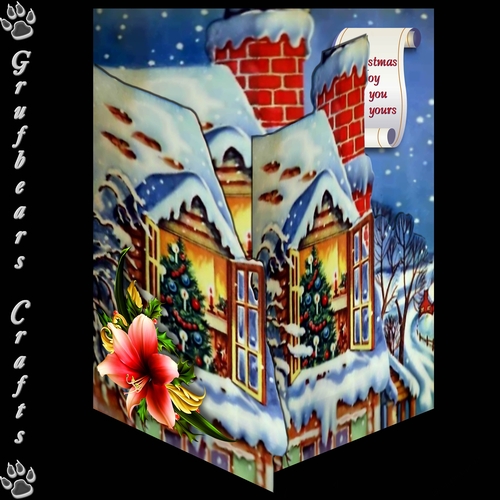 Layered Christmas - Through the Window