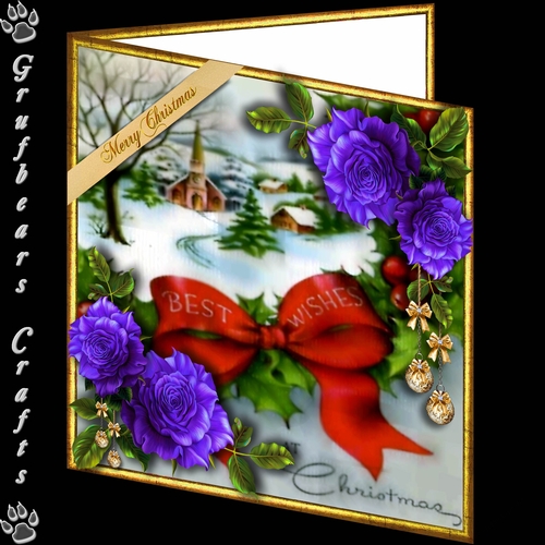 Christmas Roses - Best Wishes