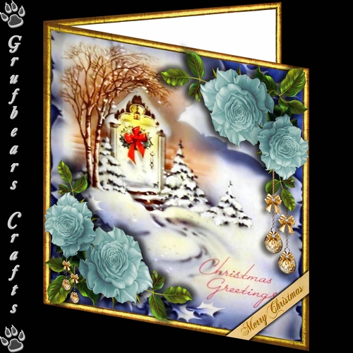 Christmas Roses - Christmas Greetings