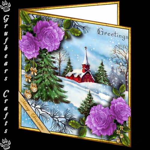 Christmas Roses - Greetings