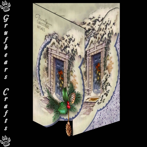 Layered Christmas - Blue Door