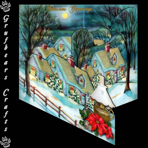 Layered Christmas - Moonlit Night
