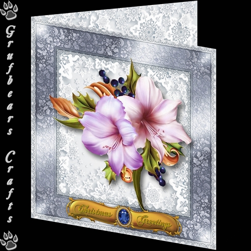 Christmas Corsage - Amaryllis