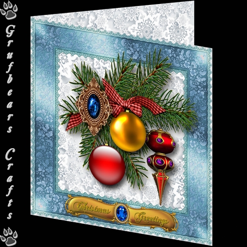 Christmas Corsage - Baubles  