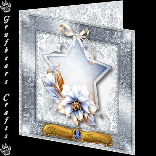 Christmas Corsage - Ribbon Star