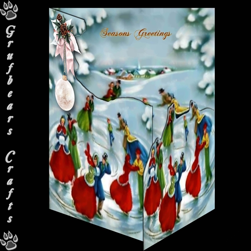 Layered Christmas - Skaters