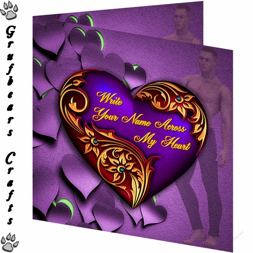 Valentine Adorned Heart - Dude