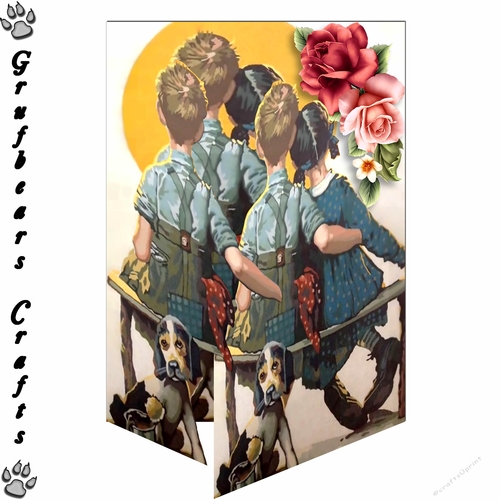 Layered Valentine - Young Friends