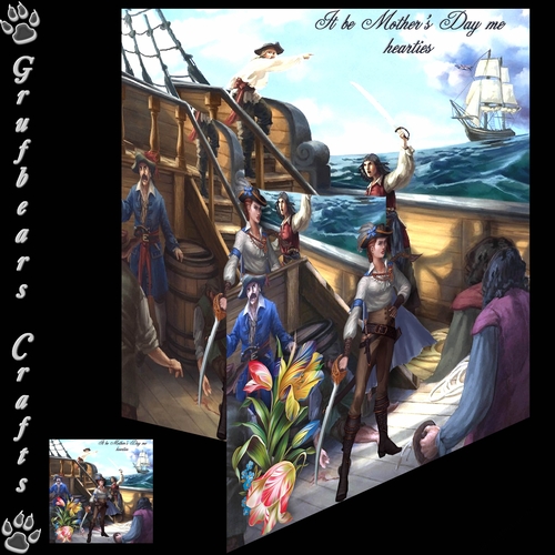 Layered Mothers Day - Pirates