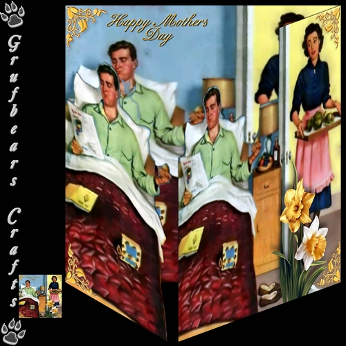 Layered Mothers Day - Breakfast in Bed
