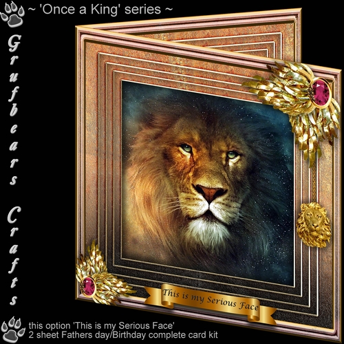 Once a King - This is my Serious Face