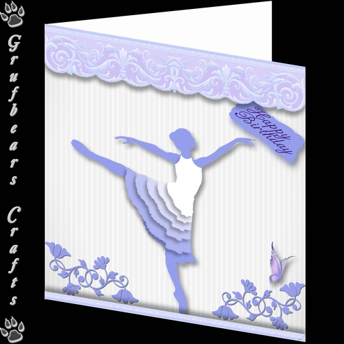 3D Silhouette Ballerina 3