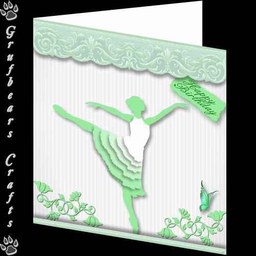 3D Silhouette Ballerina 4