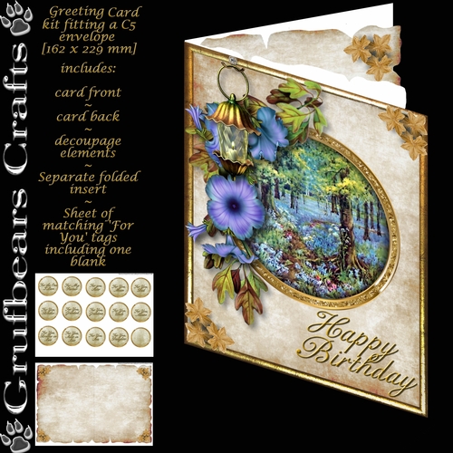 C5 Greetings - Bluebell Wood