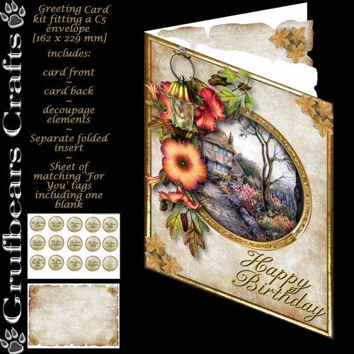 C5 Greetings - Cottage Garden