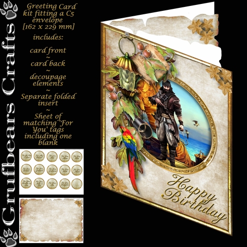 C5 Greetings - Pirate