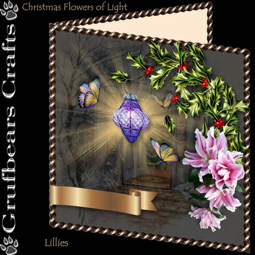 Christmas Flowers of Light - Lillies