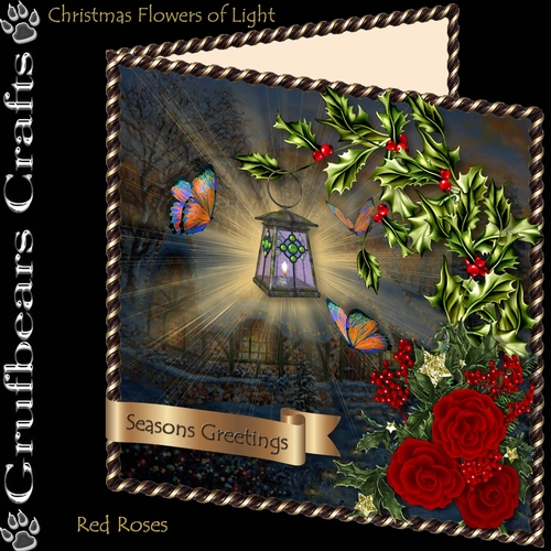 Christmas Flowers of Light - Red Roses