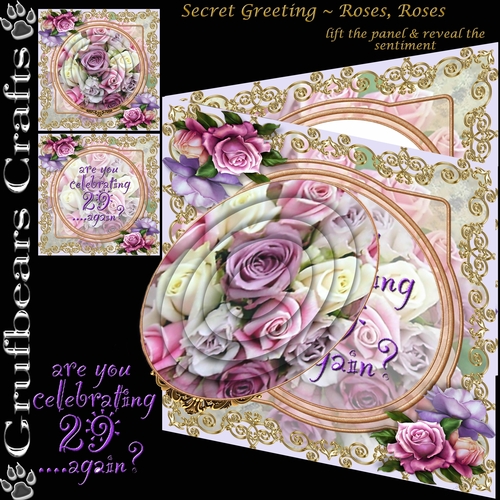 Secret Greeting - Roses, Roses