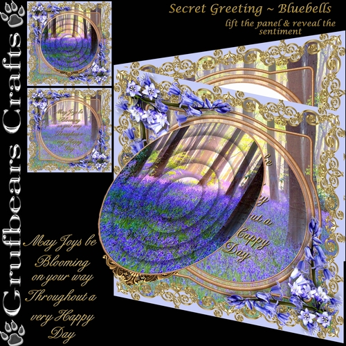 Secret Greeting - Bluebells