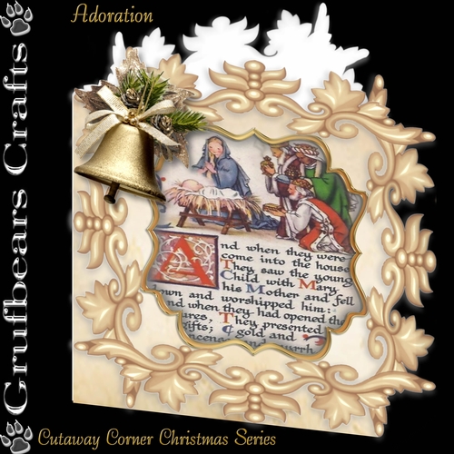 Cutaway Corner Christmas - Adoration