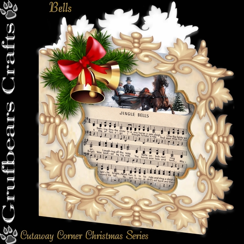 Cutaway Corner Christmas - Bells
