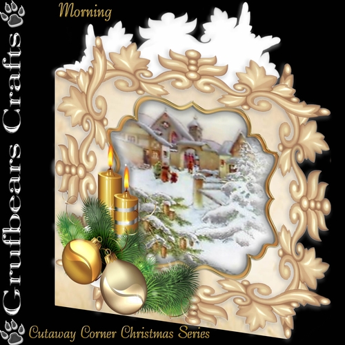 Cutaway Corner Christmas - Morning