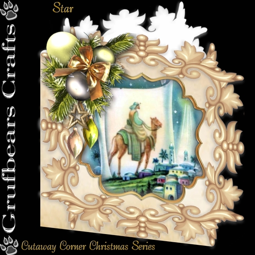 Cutaway Corner Christmas - Star