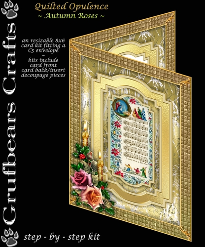 Quilted Opulence - Autumn Roses