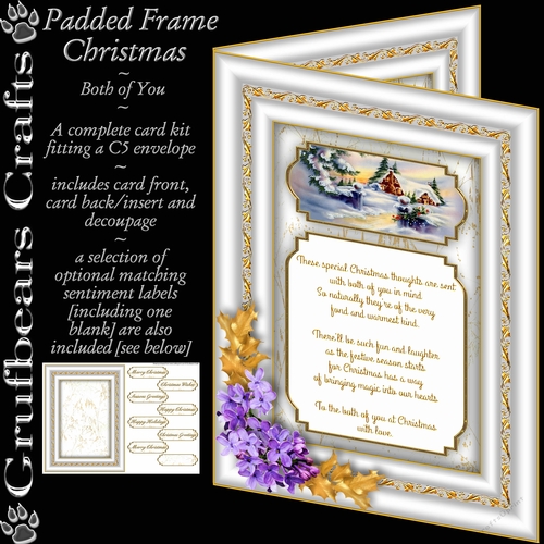 Padded Frame Christmas - Both of You