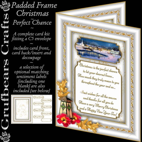 Padded Frame Christmas - Perfect Chance