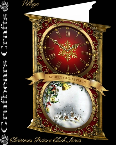 Picture Clock - Village