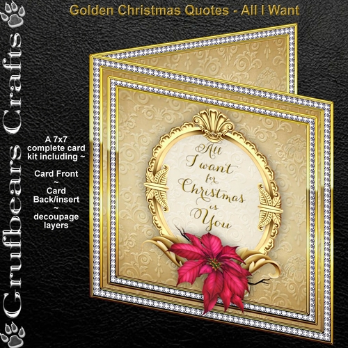 Golden Christmas Quotes - All I Want