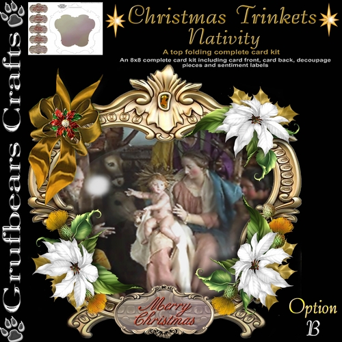 Christmas Trinkets Nativity - B