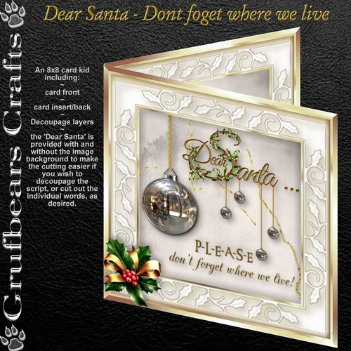 Dear Santa - Dont forget where we live