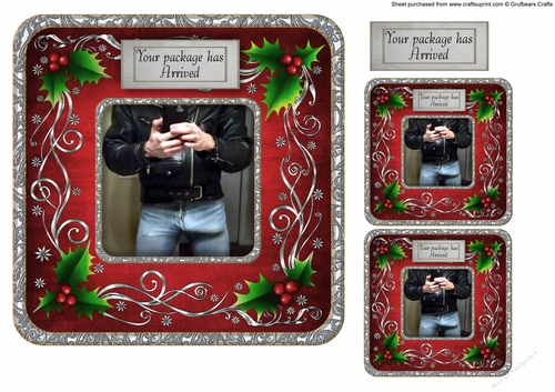 Adult Christmas Card Front - Your Package
