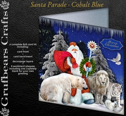 Santa Parade - Cobalt Blue