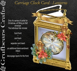 Carriage Clock Card - Lanterns