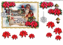 Quick Card Santa - Lantern