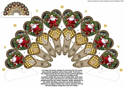 Christmas Fan Insert