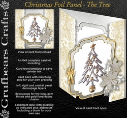 Christmas Foil Panel - The Tree