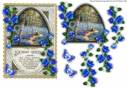 Quick Card Birthday - Bluebell Wood