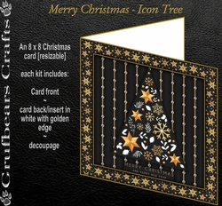 Merry Christmas - Icon Tree