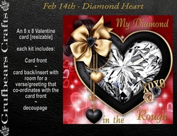 Feb 14th - Diamond Heart