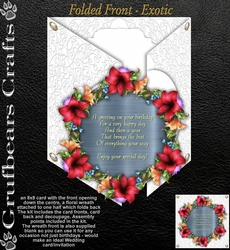 Folded Front Card - Exotic