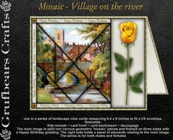 Mosaic - Village on the river