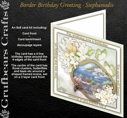Border Birthday Greeting - Stephanodis
